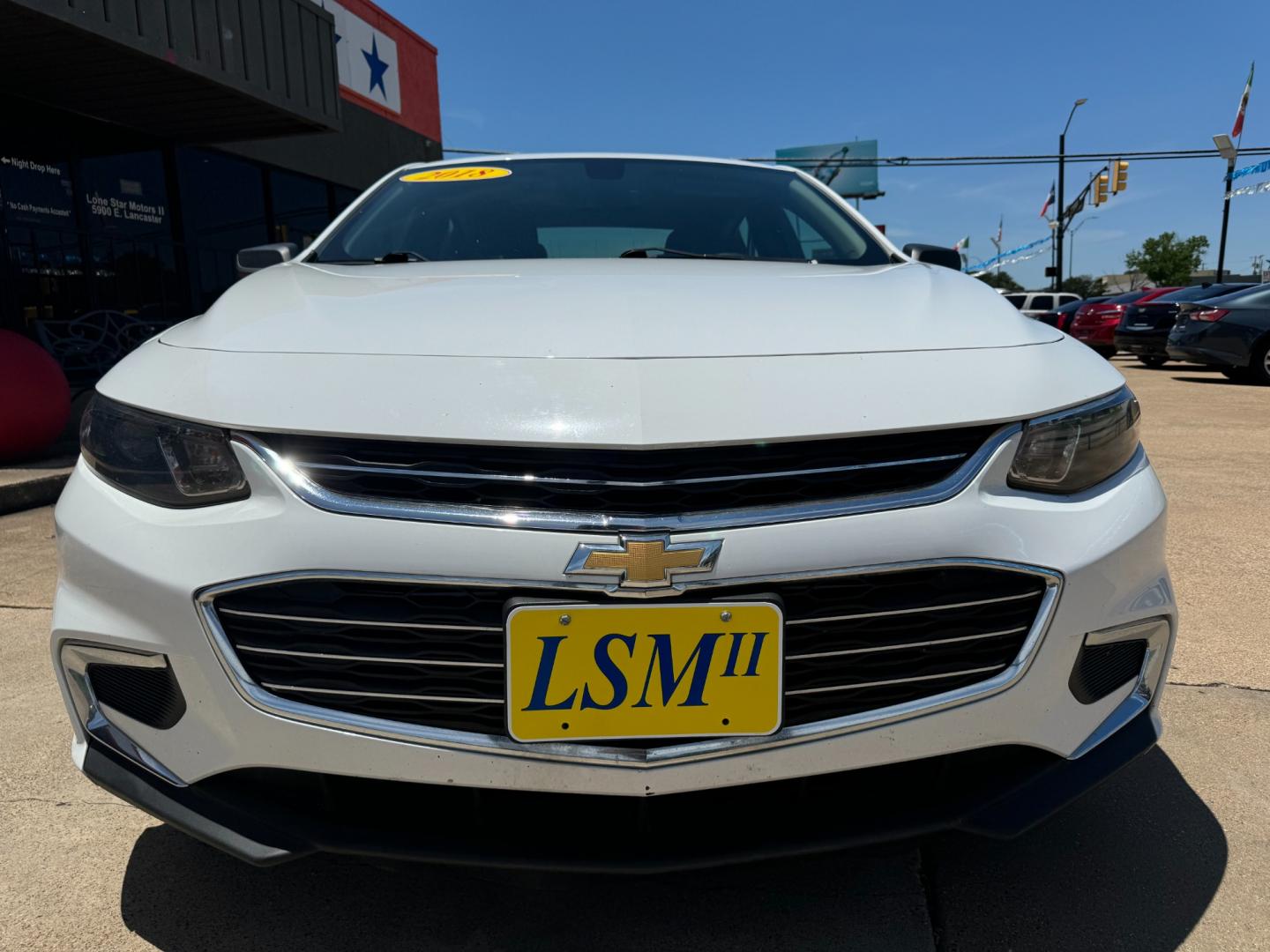 2018 WHITE CHEVROLET MALIBU LS (1FL) (1G1ZC5ST3JF) , located at 5900 E. Lancaster Ave., Fort Worth, TX, 76112, (817) 457-5456, 0.000000, 0.000000 - Photo#1